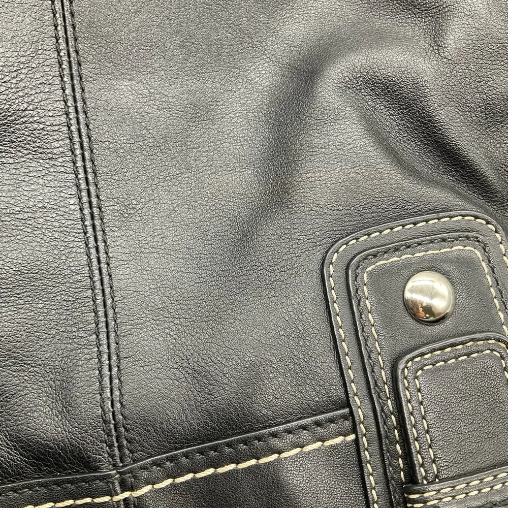 COACH LEATHER PLEATED SOHO BAG - Picture 6 of 10